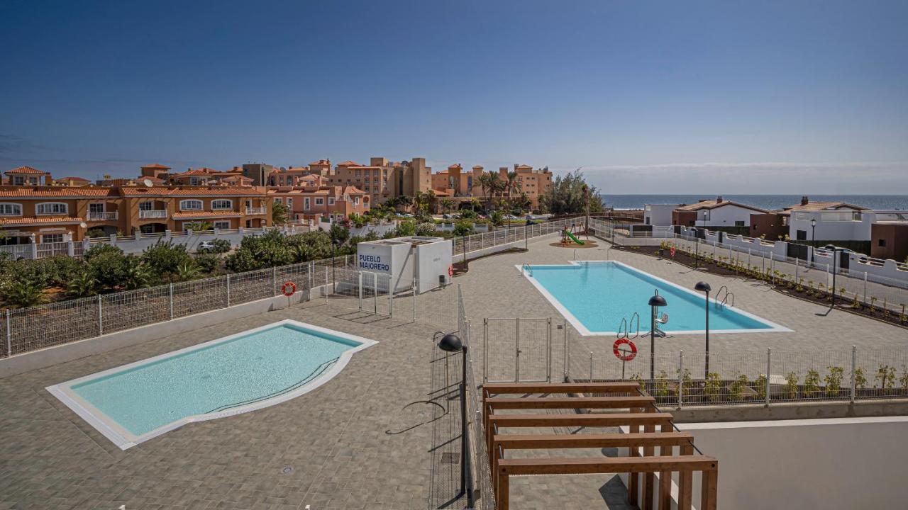Green View Luxury Appartment In New Complex Pueblo Majorero Next To Golf Course 5 Min Walk From The Beach And Atlantico Shopping Centre In Caleta De Fuste Next To Cassino And Elba Sara Hotel 2 Bedrooms 2 Bathrooms Huge Terace! Kültér fotó